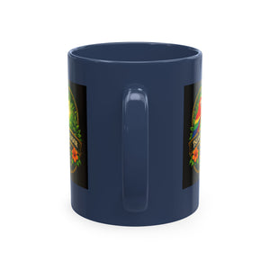 Tropical Parrot Coffee Mug — "Island Ambassador" Ceramic Cup