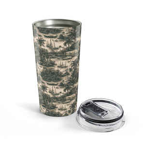 20oz Tumbler — Evergreen Travel Toile Travel Cup