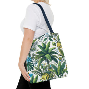 More Tropical Fruit/White Tote Bag - 3 Sizes
