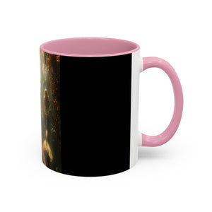 Colorful Mugs (11oz, 15oz), Three Mermaid Sisters, Black
