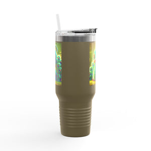 Insulated Travel Mug, 40oz / Baby Peacock - Perfect for Outdoor Adventures