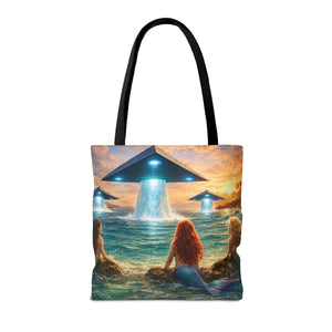 UFOs & Mermaids Tote Bag - 3 Sizes