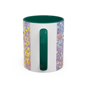 Colorful Mugs (11oz, 15oz), Disco Starfish Macro