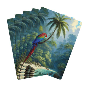 Poker Playing Cards - Sleeping Beauty Parrot