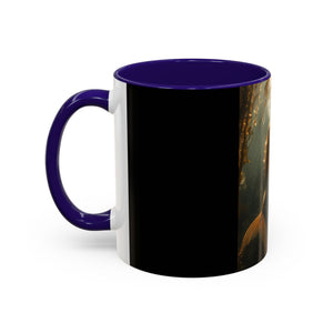 Colorful Mugs (11oz, 15oz), Three Mermaid Sisters, Black