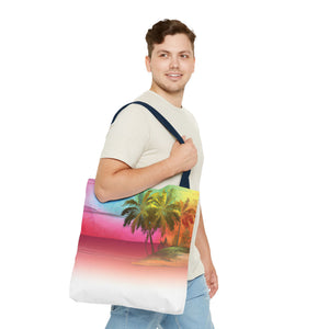 Watercolor Sunset Tote Bag - 3 Sizes