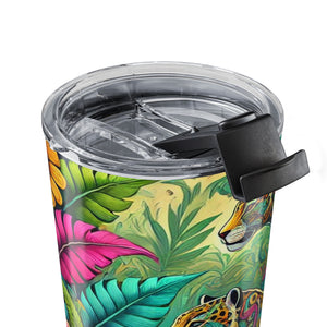 20oz Tumbler – Tropical Floral Jaguar Insulated Travel Cup