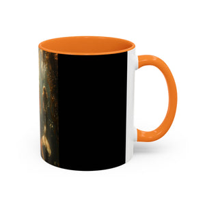 Colorful Mugs (11oz, 15oz), Three Mermaid Sisters, Black