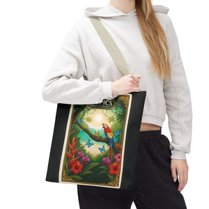 Tote Bag — Parrot Friends at Seashore, TLC Logo