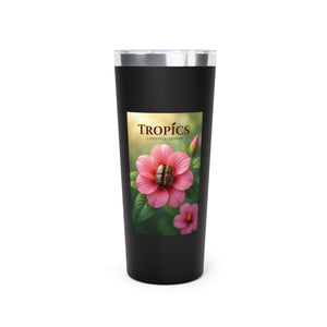 22oz Insulated Tumbler/Vacuum Copper Travel Cup — Coffee Flower