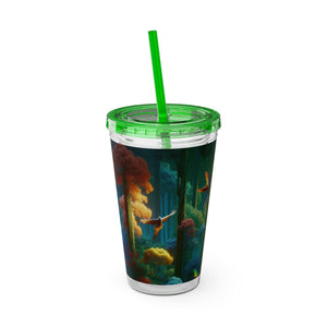 Tropical Tumbler with Straw | 16 oz: Flight School