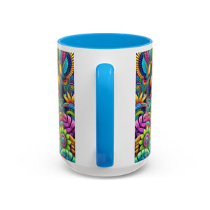Accent Color Coffee Mug, Many Colors - 11oz & 15oz / Rainforest Music