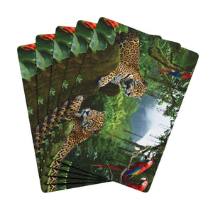 Poker Playing Cards - Jaguars and Parrots