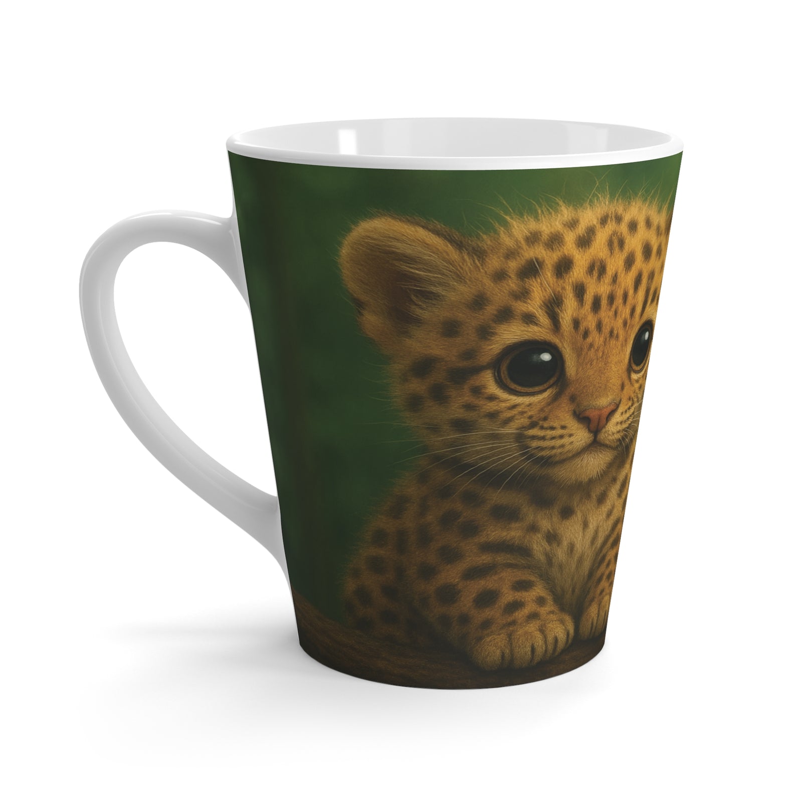 Latte White Mug - Baby Jaguars