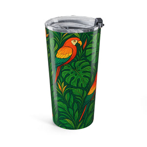 20oz Tumbler - Red Parrot Family Insulated Travel Cup