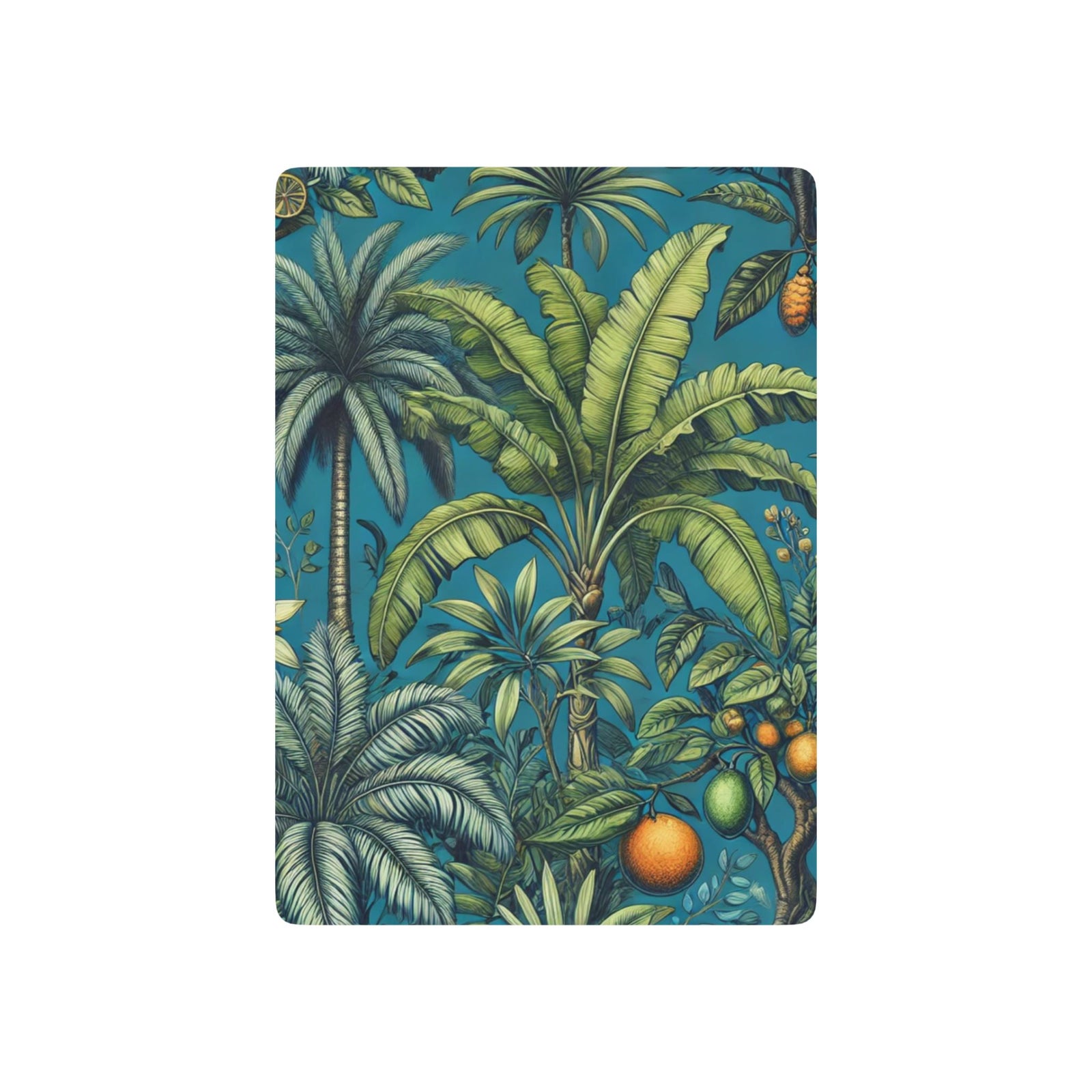 Poker Playing Cards - Tropical Fruit Blue