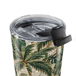 Tropical 20oz Tumbler – Insulated Travel Cup, Palms Mosaic
