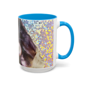 Colorful Mugs (11oz, 15oz), Disco Lavender Pearl Oyster Macro