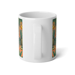 Jumbo Mug, 20oz, More Tropical Fruit Orange | Tropical Coffee Cup