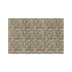 Microfiber Coffee/Tea Towel — Retro Mid-Century Octopus