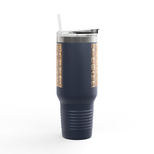 Funny Tiki Totems Insulated Travel Mug - 40oz - Perfect for Outdoor Adventures