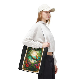 Tote Bag — Parrot Friends at Seashore, TLC Logo