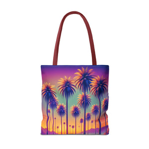 Sunset Palms Tote Bag - 3 Sizes
