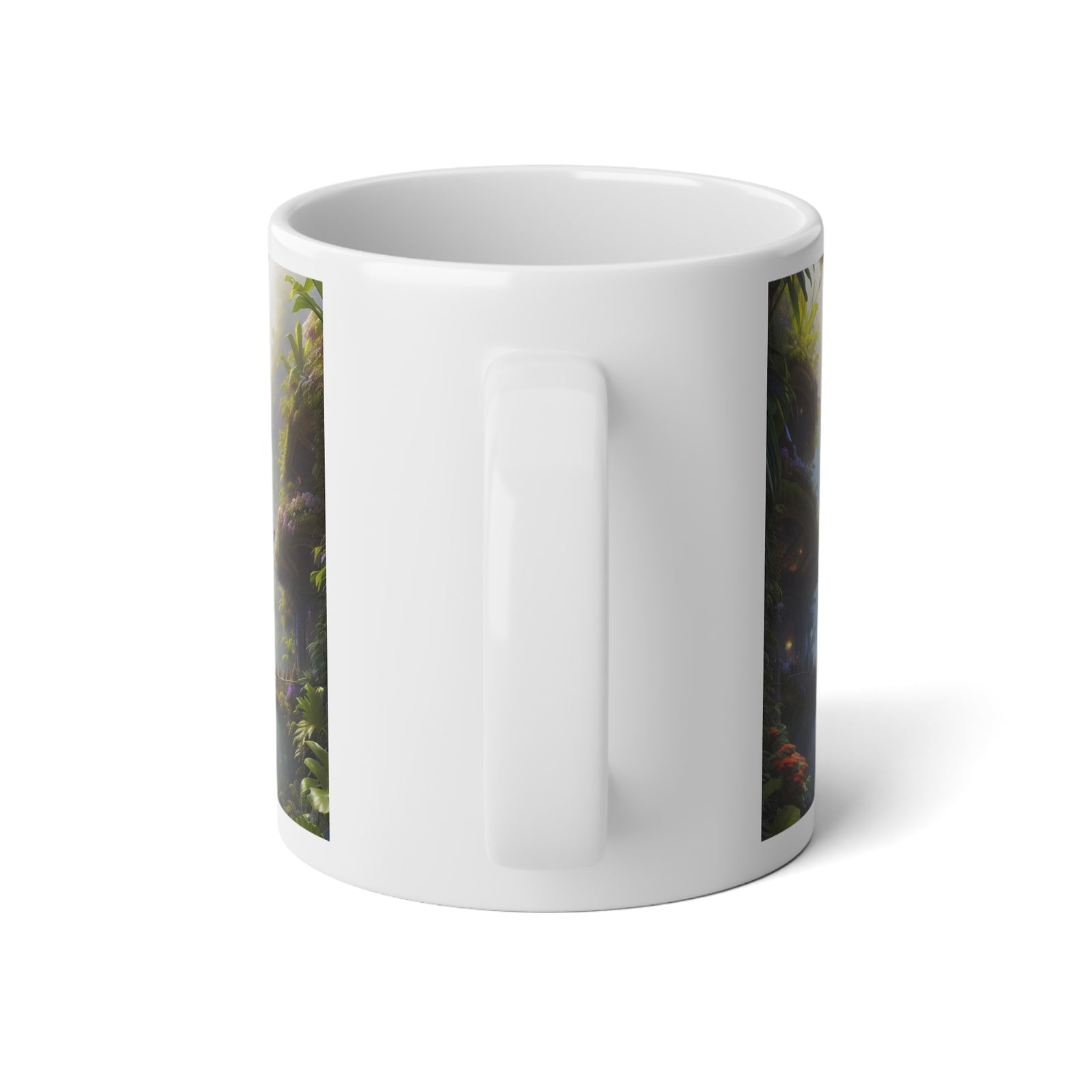 Jumbo Mug, 20oz, Rainforest Home | Tropical Coffee Cup
