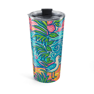 20oz Tumbler — Coastal Beach Seagulls Stainless Travel Cup