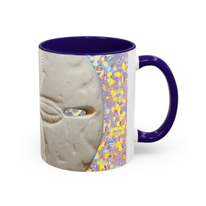 Colorful Mugs (11oz, 15oz), Disco Sand Dollar Macro