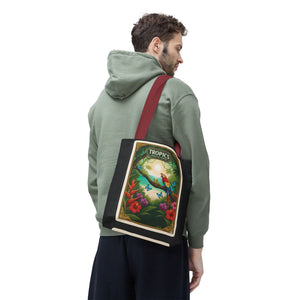Tote Bag — Parrot Friends at Seashore, TLC Logo