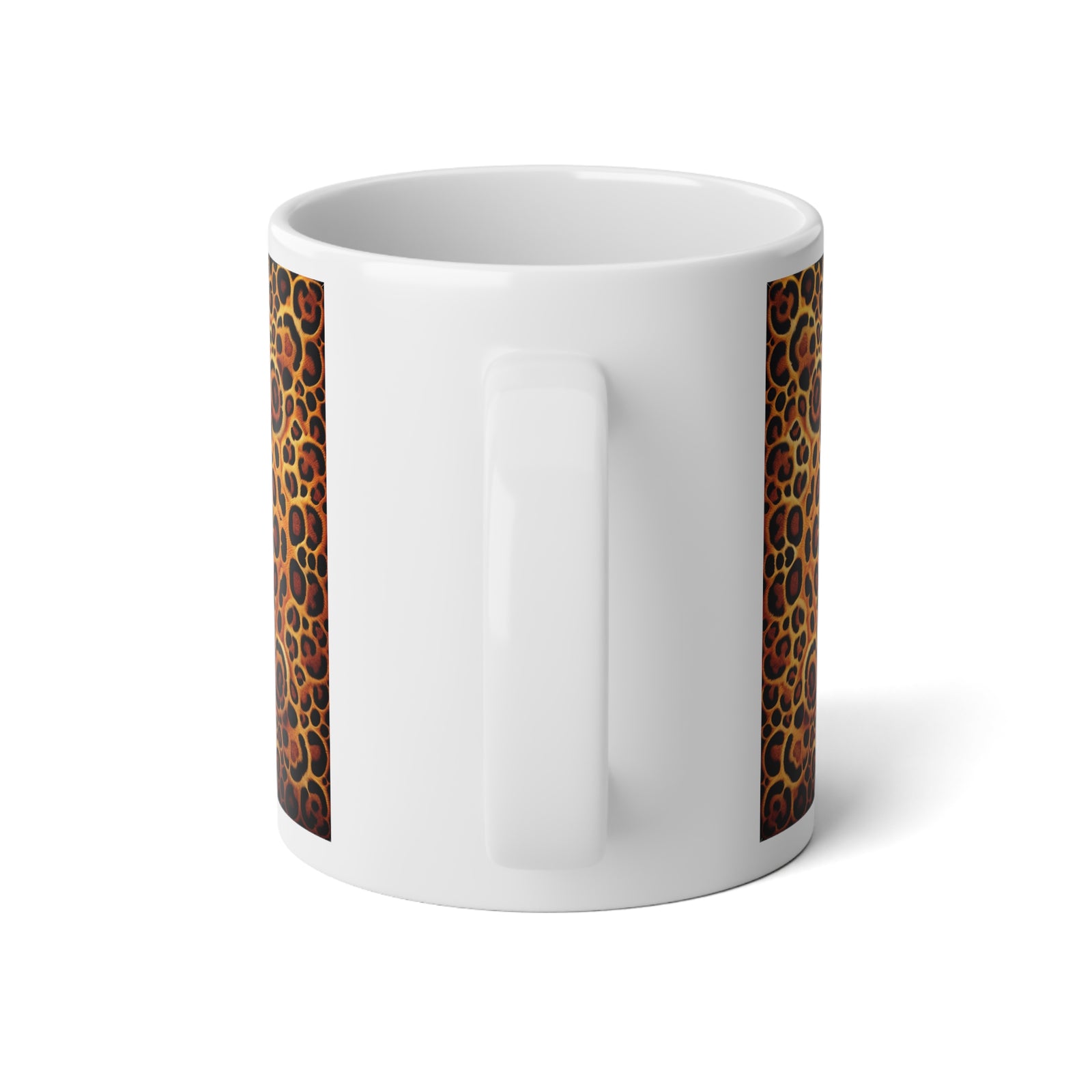 Jumbo Mug, 20oz, Kaleidoscope Jaguar Spots | Tropical Coffee Cup