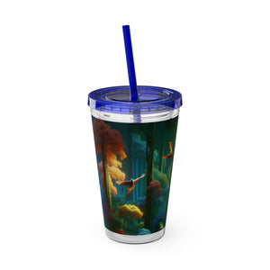 Tropical Tumbler with Straw | 16 oz: Flight School