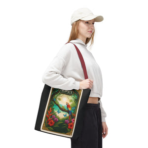 Tote Bag — Parrot Friends at Seashore, TLC Logo