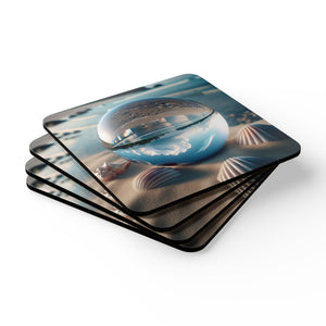 Coaster Set/4 - Beach Illusion Ball