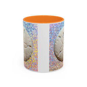 Colorful Mugs (11oz, 15oz), Disco Sand Dollar