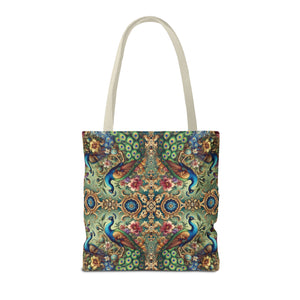 Kaleido Peacock Royals Tote Bag - 3 Sizes
