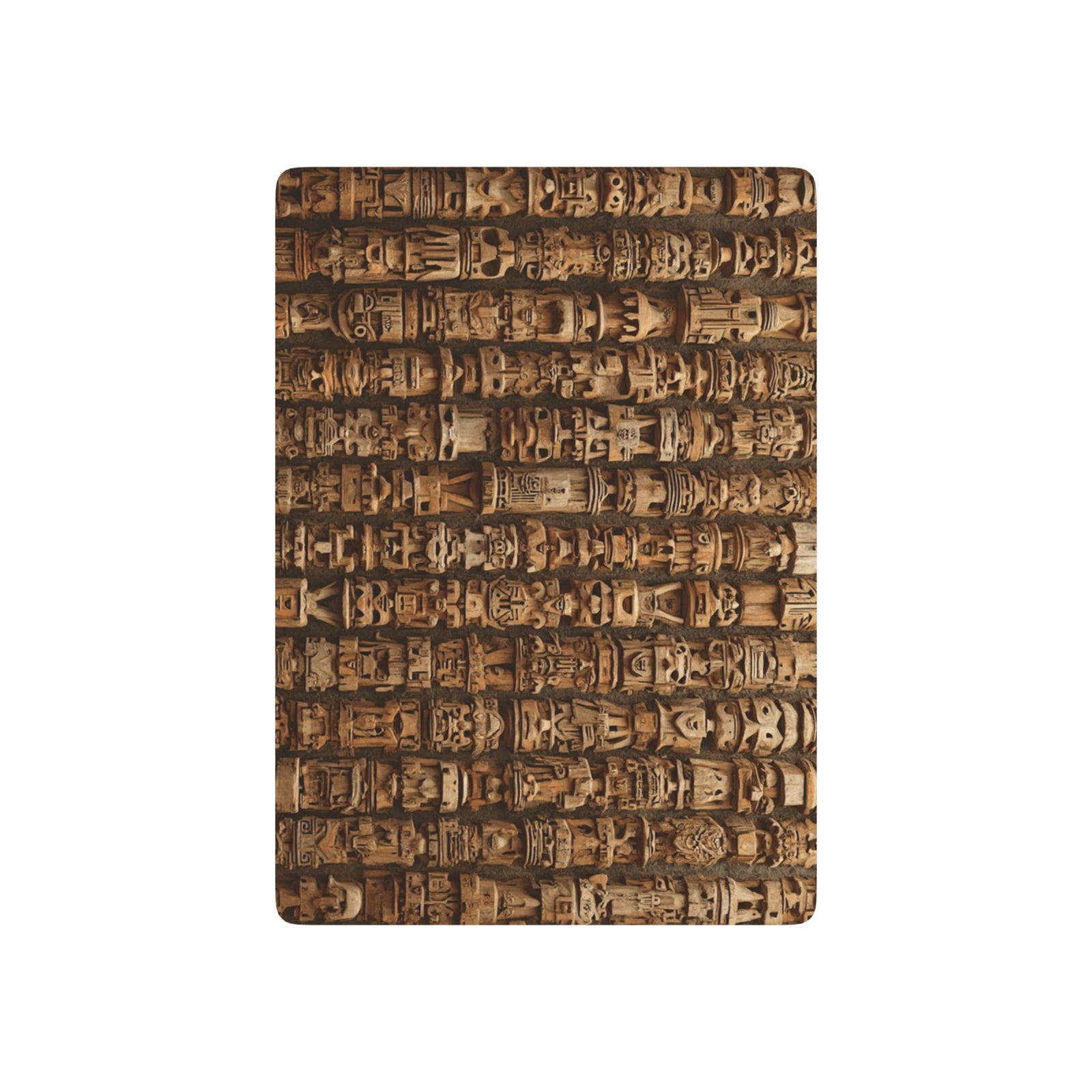 Poker Playing Cards - Ancient Tiki Totems