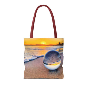 Sunset Beach Crystal Ball Tote