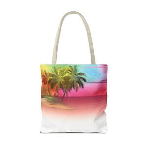 Watercolor Sunset Tote Bag - 3 Sizes