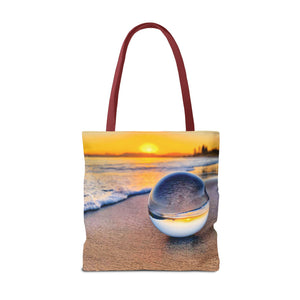 Sunset Beach Crystal Ball Tote