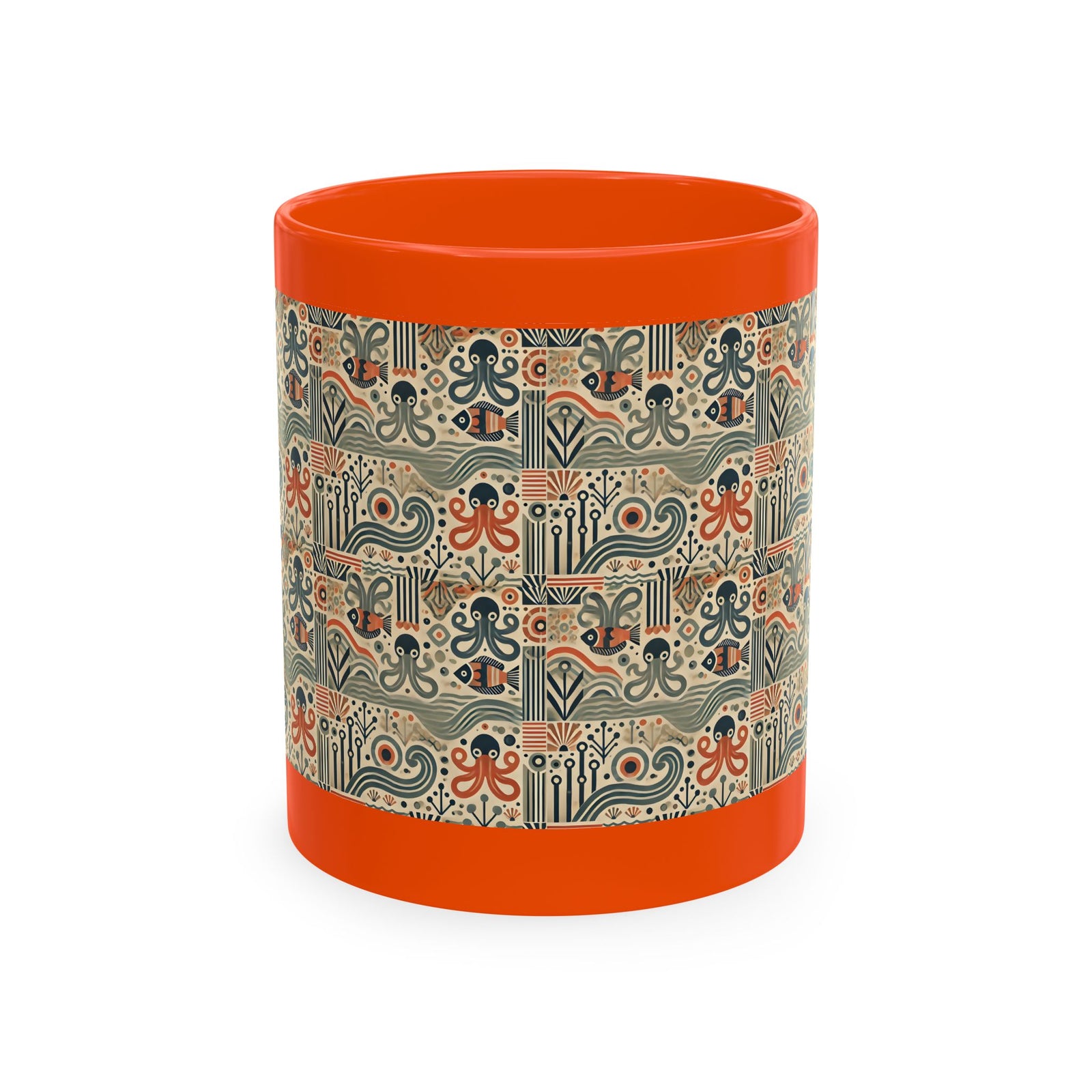 Tropical Coffee Mug — 'Tropics Lifestyle Coffee' Floral Parrot Ceramic Mug
