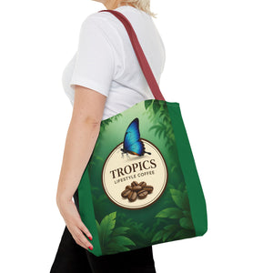 Branded Coffee Butterfly Tote Bag - 3 Sizes