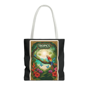 Tote Bag — Parrot Friends at Seashore, TLC Logo