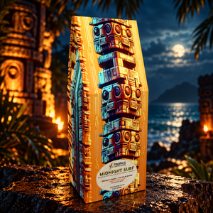 Midnight Surf Art Box Coffee 12 Oz: Techno Tiki Totems