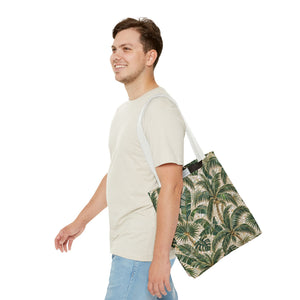 Tropical Palms MosaicTote Bag – Vintage Beach Market Bag