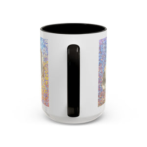 Colorful Mugs (11oz, 15oz), Disco White Pearl Oyster