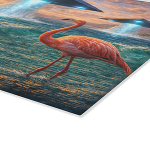 Glass Coffee Station Tray, 2 Sizes – UFOs & Flamingos