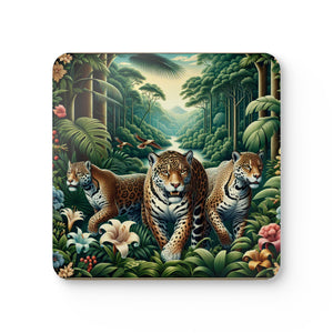 Coaster Set/4 - Rainforest Big Cats
