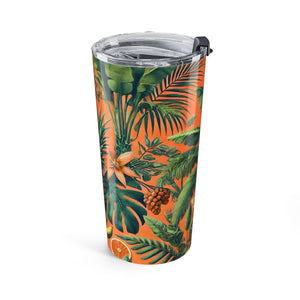 20oz Tumbler — Orange Palm Insulated Travel Cup